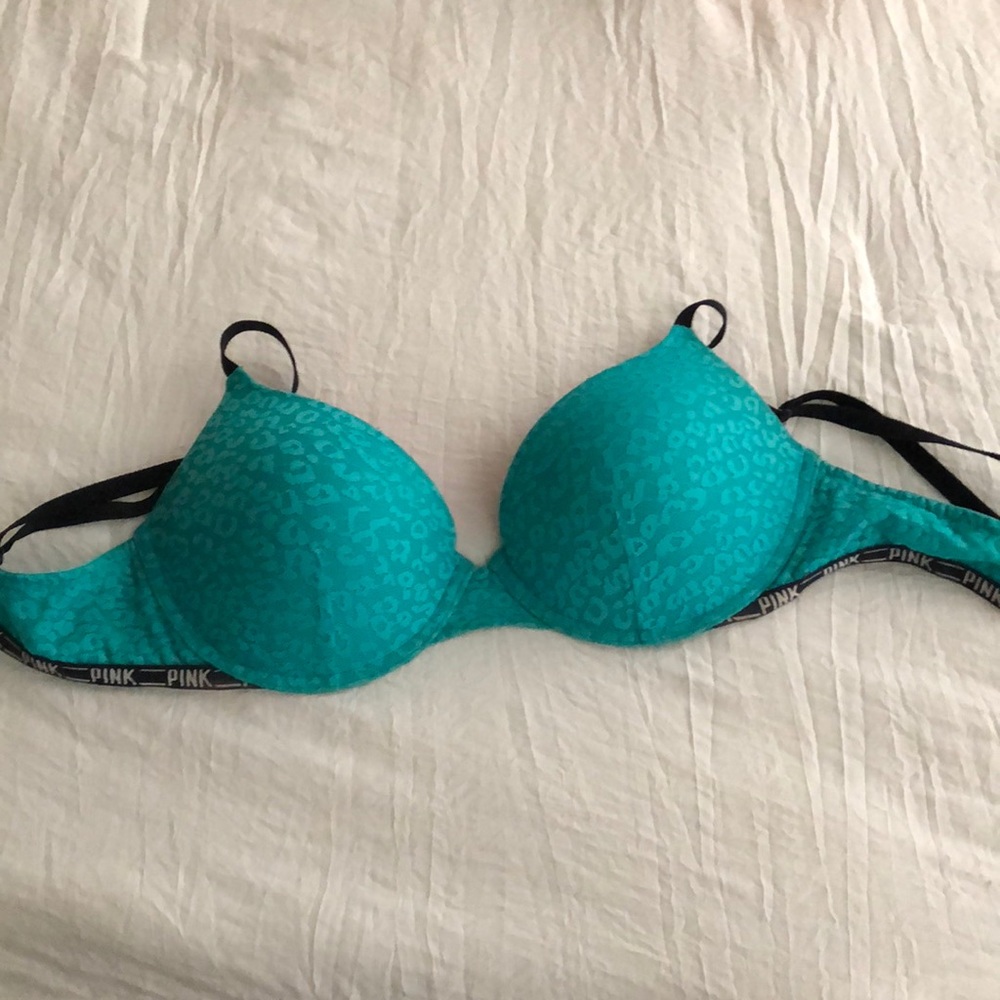 Pink bra